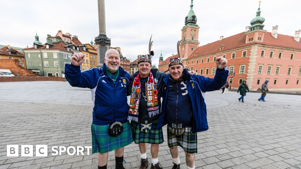 Confident Scots kicking about Warsaw