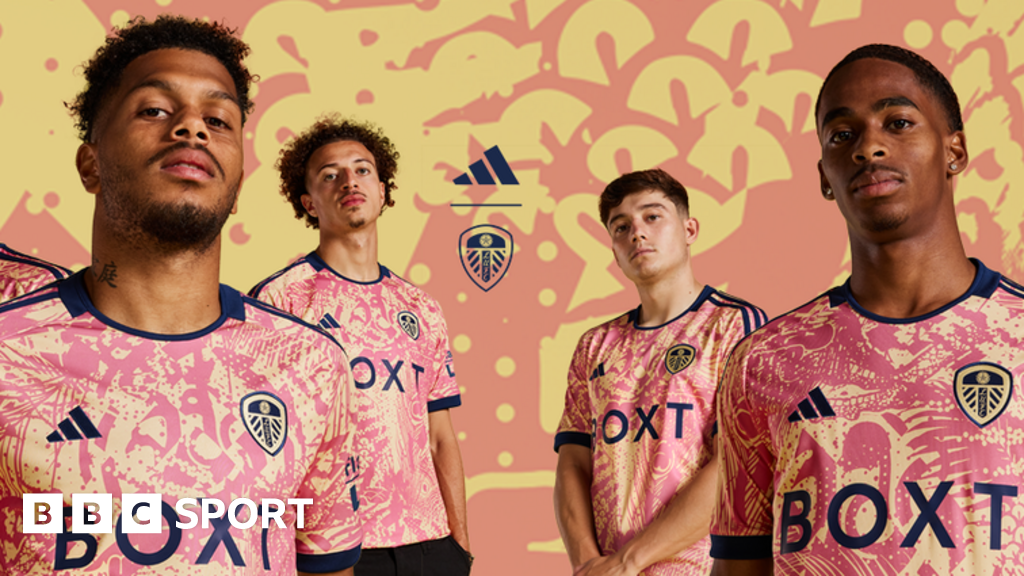 Leeds United: The Whites unveil colourful third kit for 2023-24 - BBC Sport