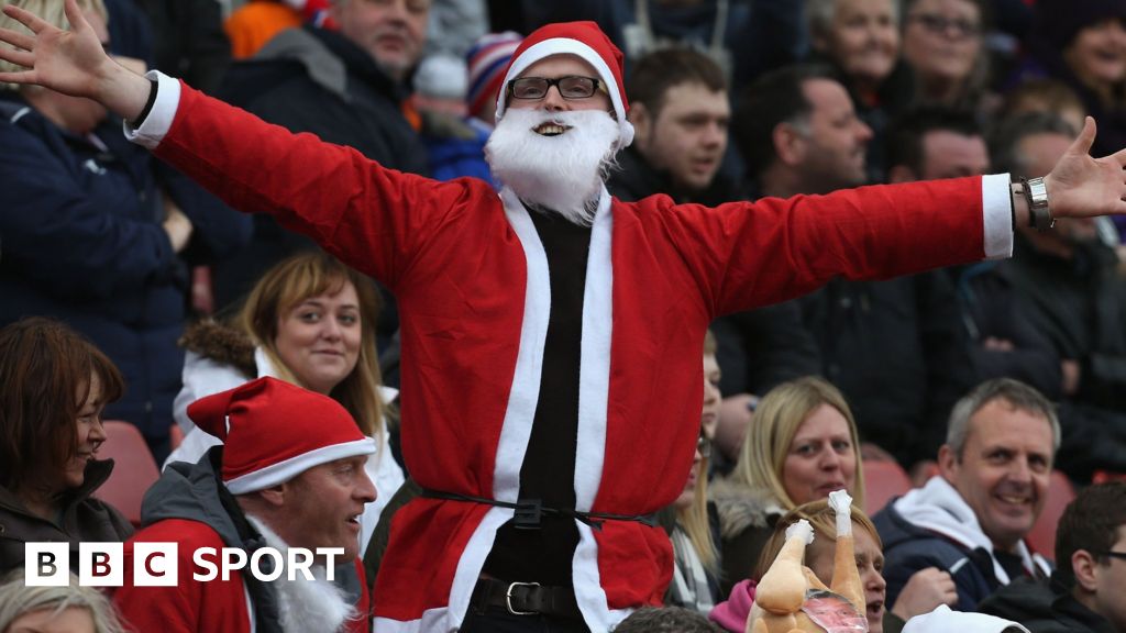 The last time football was played on Christmas Day in England