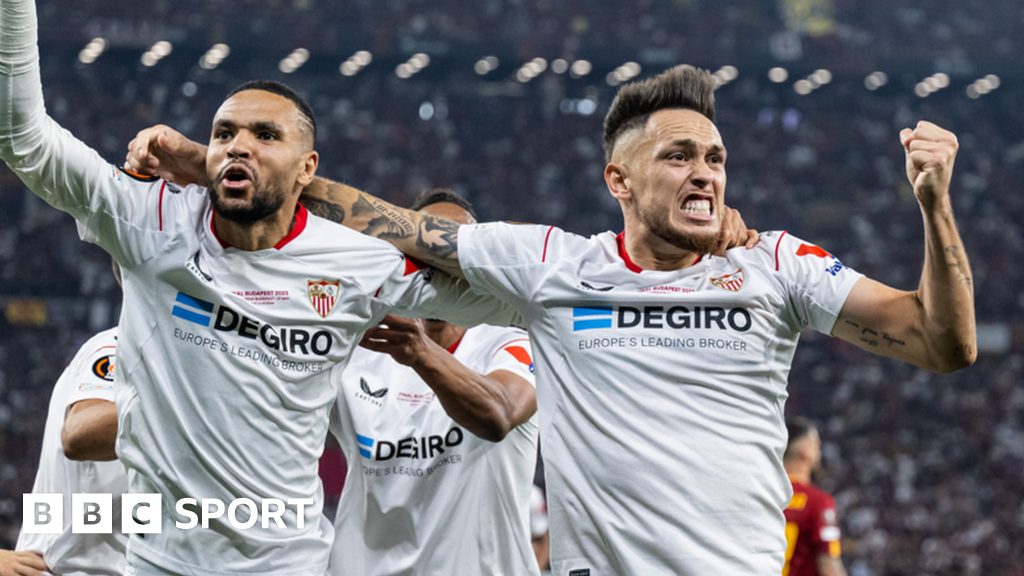 Sevilla 1 1 Roma 4 1 On Pens Gonzalo Montiel Scores Winning Penalty As La Liga Side Lift 