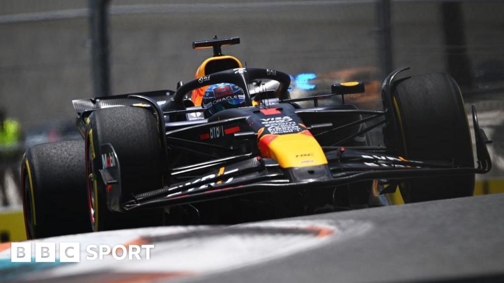 Miami Grand Prix: Max Verstappen fastest in practice from Oscar Piastri