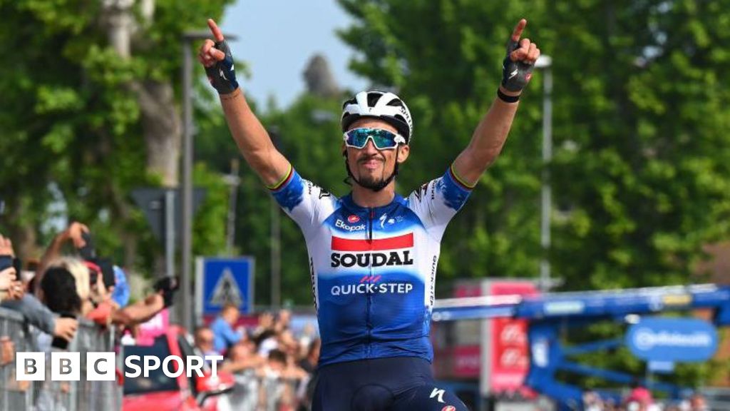 Giro d’Italia: Julian Alaphilippe rides clear to win stage 12
