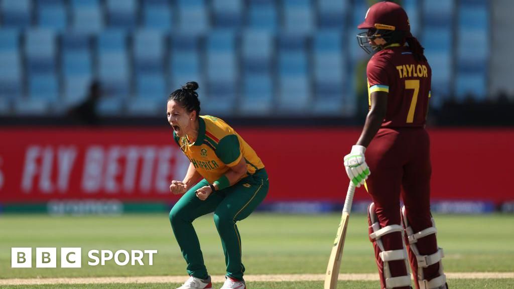 Women's T20 World Cup: South Africa thrash West Indies by 10 wickets