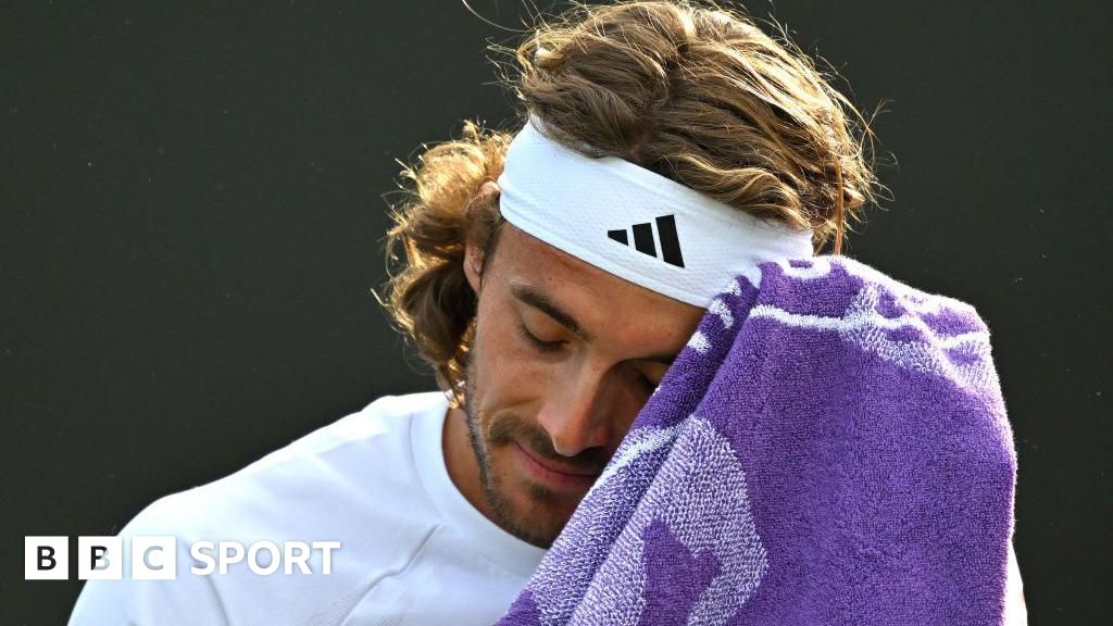 Wimbledon results 2024: Hubert Hurkacz and Stefanos Tsitsipas lose – BBC Sport