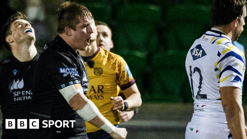 Glasgow Warriors 50-8 Zebre: Johnny Matthews segna una tripletta mentre i padroni di casa si godono una vittoria di otto tentativi