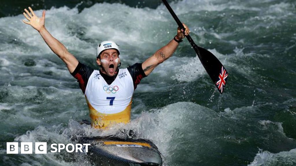 Olympics canoe slalom: Great Britain’s Adam Burgess wins canoeing silver