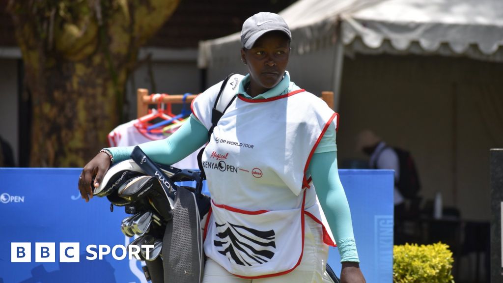 Kenyan female caddy turns 'desperation' into making a living BBC Sport