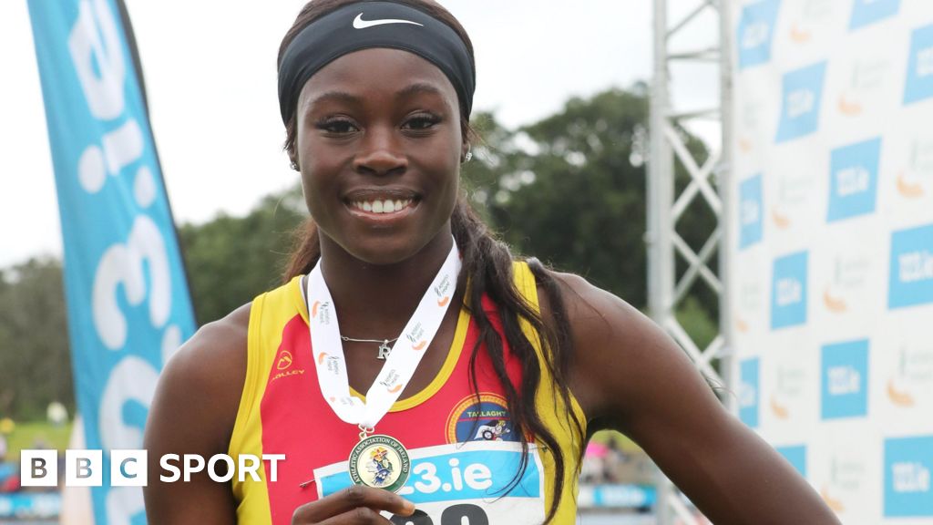 Rhasidat Adeleke: Sprinter breaks Irish 100m record at National Championships