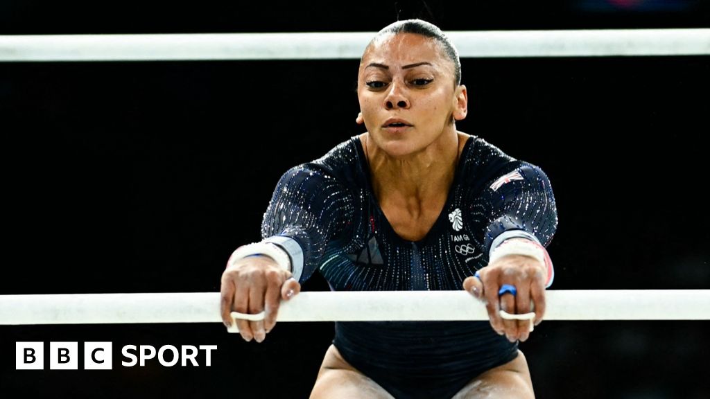 Becky Downie shines on bars as GB gymnasts reach Olympic team final