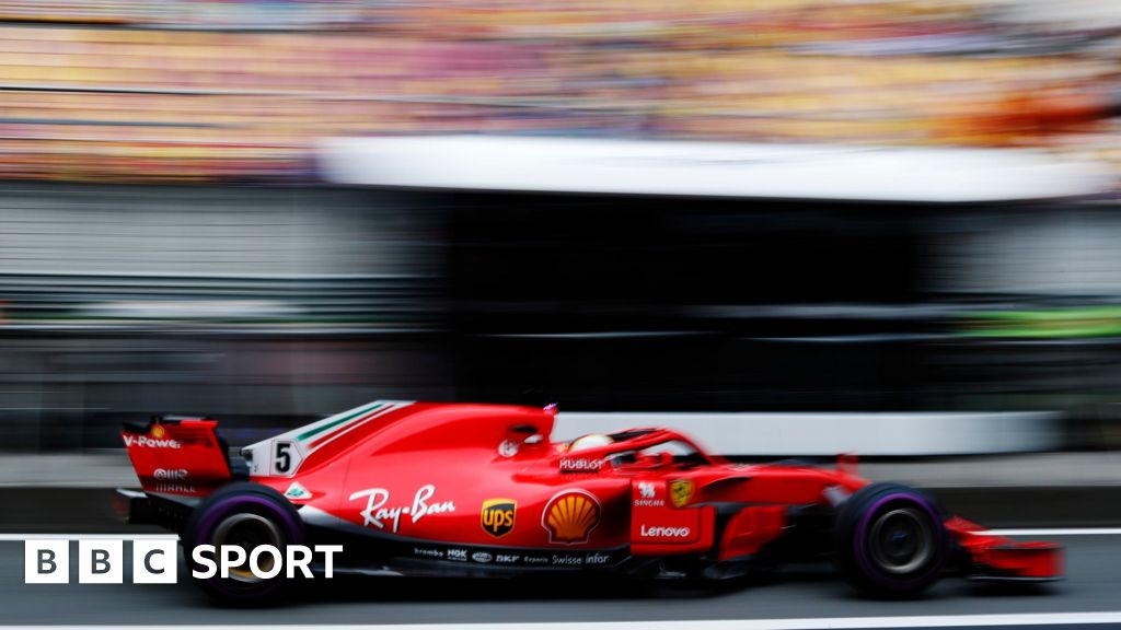 Chinese GP: Sebastian Vettel top as Lewis Hamilton struggles - BBC Sport
