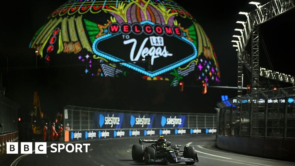 Hamilton fastest as Verstappen struggles in Vegas