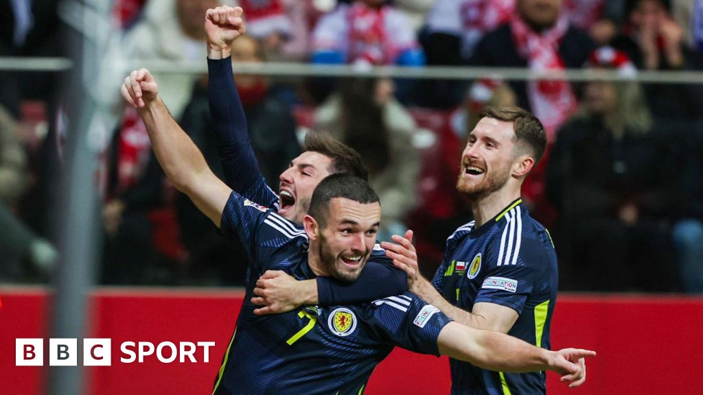 Poland 1-2 Scotland: Key stats