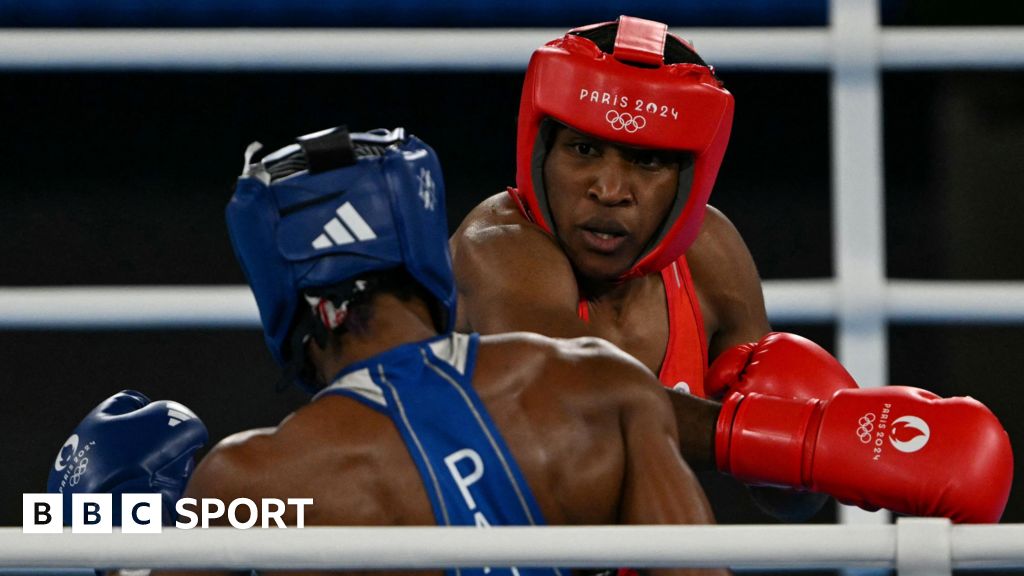 Olympic boxing: Cindy Ngamba beaten in semi-final but takes historic first refugee team medal