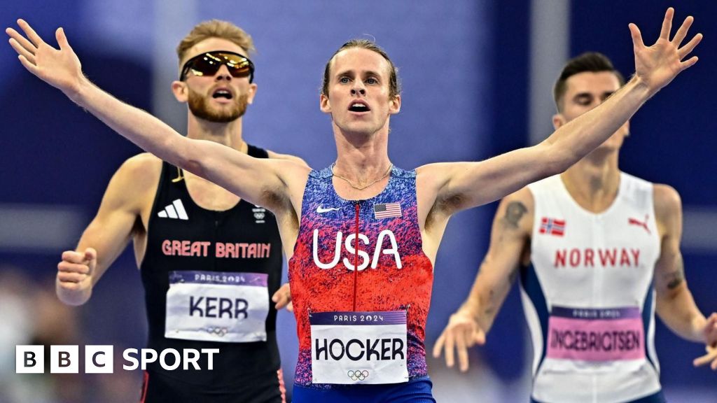 GB's Kerr takes 1500m silver as Hocker claims shock gold