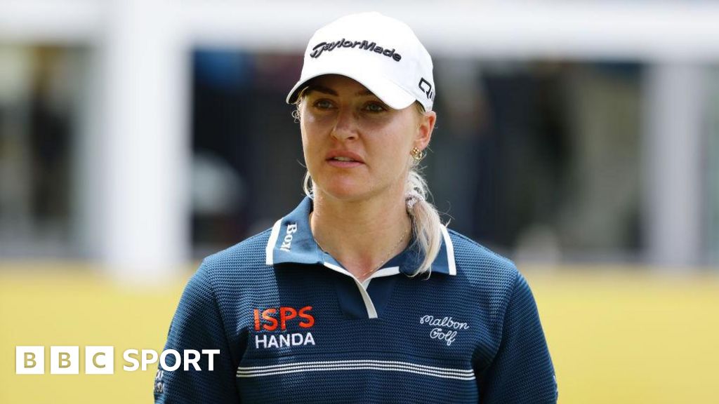 Charley Hull: English golfer hangs on to win European Tour event in Riyadh