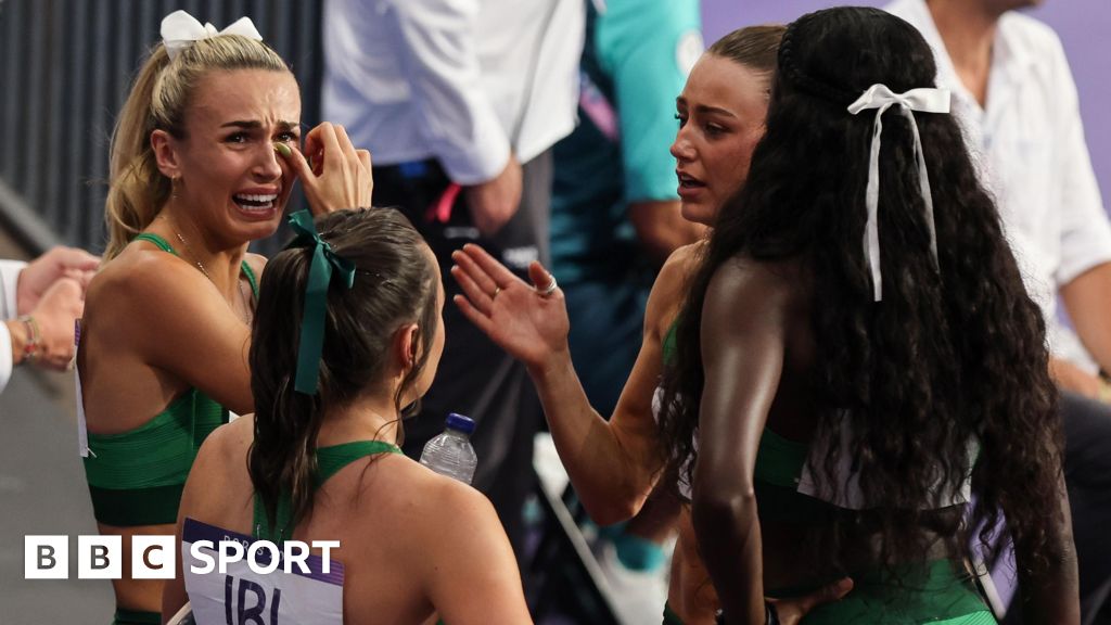 Paris 2024: Ireland finish an agoninsing fourth in women’s 4x400m relay final