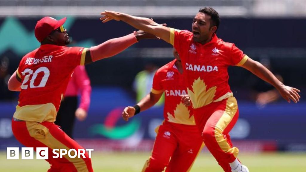 Canada shock Ireland for first win at a T20 World Cup