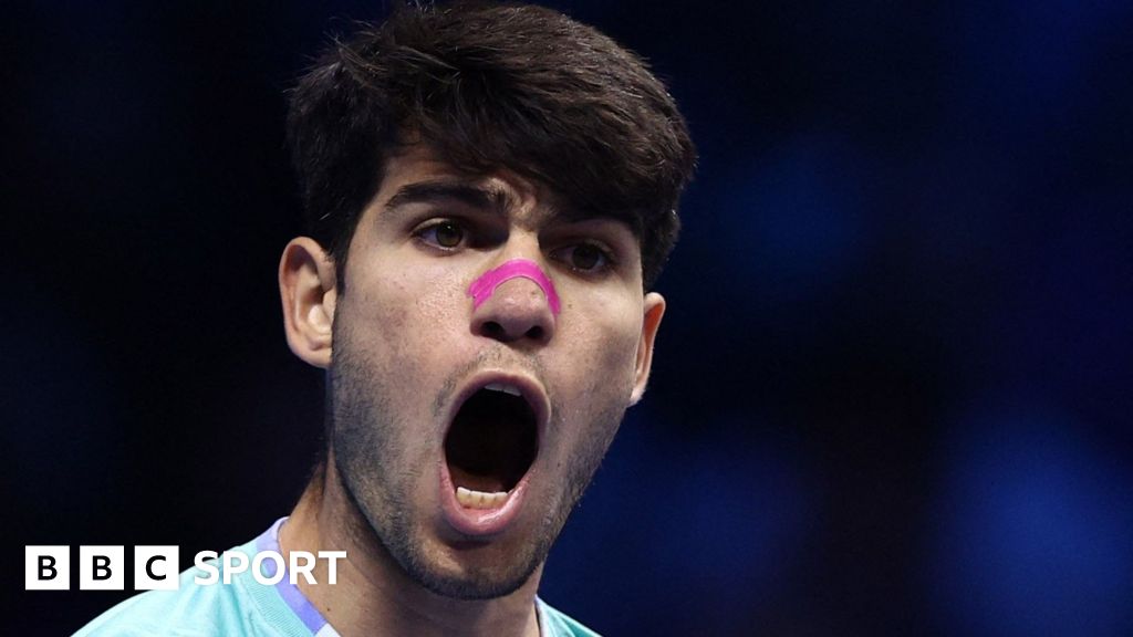 ATP Tour Finals: Carlos Alcaraz beats Andrey Rublev in Turin