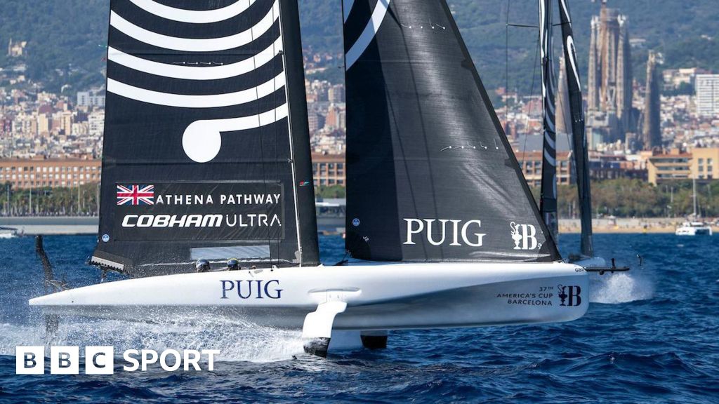 Women’s America’s Cup: British Athena Pathway teams wins first race