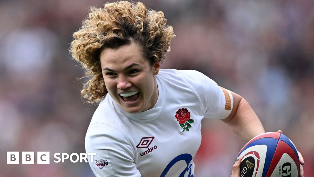 Women's Six Nations 2024: England 88-10 Ireland - Abby Dow and Ellie ...