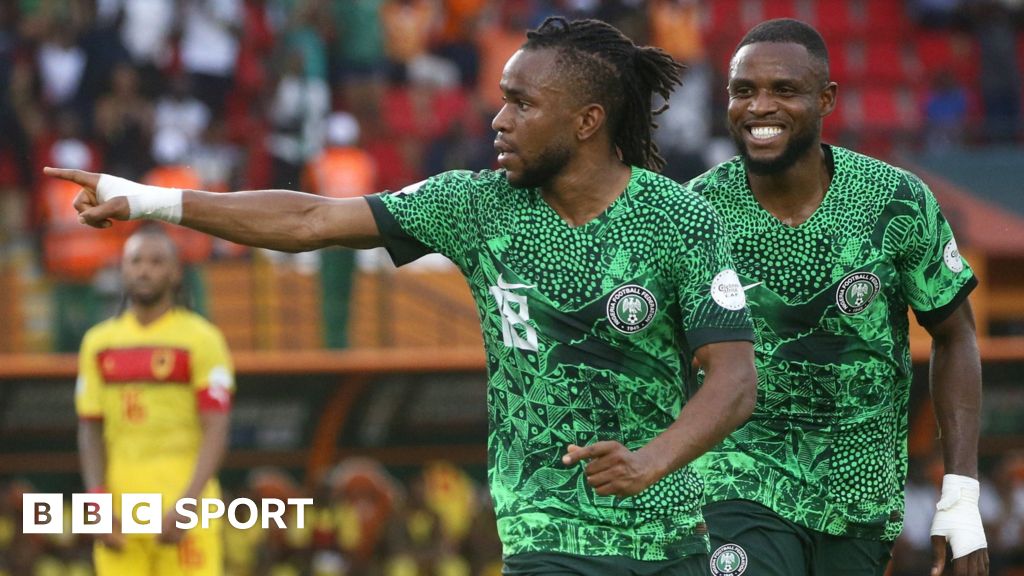 Afcon 2023: Nigeria 1-0 Angola - Lookman fires Super Eagles into last