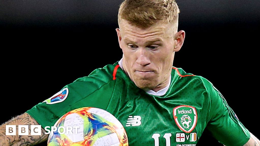 Republic of Ireland v Gibraltar: James McClean wins 100th cap for Republic  of Ireland - BBC News