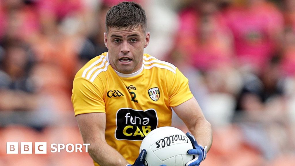 Patrick McBride Antrim forward pays tribute to late sister after manofthematch display in