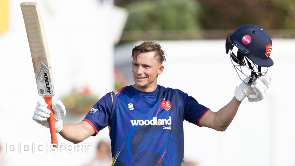 T20 Blast: Essex Eagles’ Michael Pepper hits unbeaten 120 in win over Sussex Sharks – BBC Sport