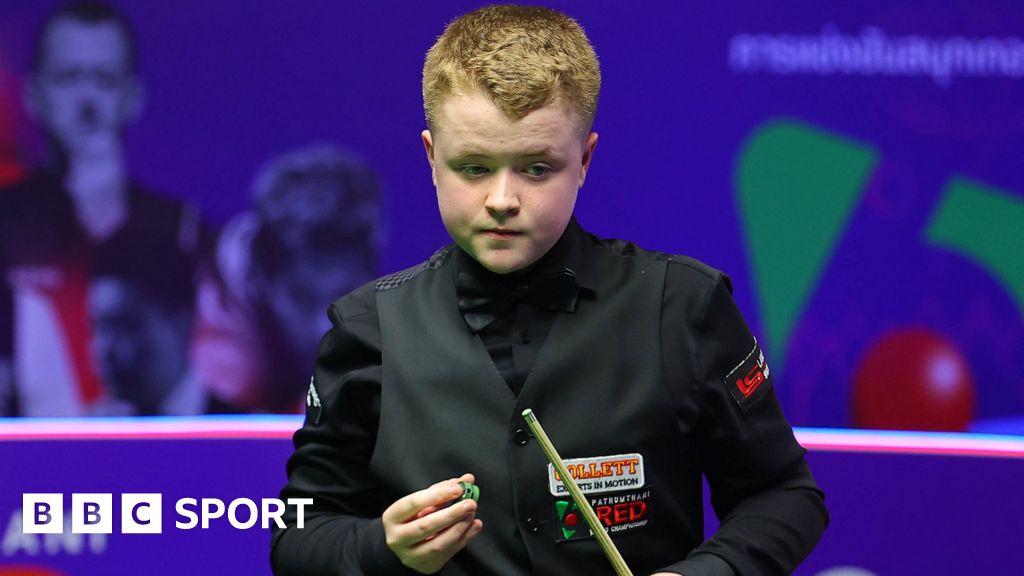 World Snooker Championship Stan Moody, 16, wins in first round of
