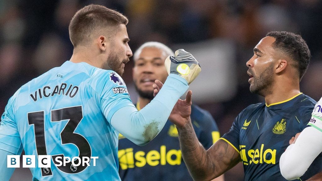 Callum Wilson: Newcastle United striker accuses Tottenham goalkeeper Guglielmo Vicario of 'lack of respect' - BBC Sport