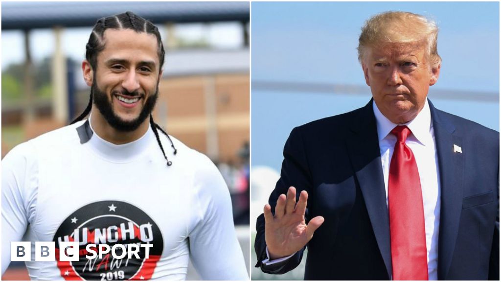 Colin Kaepernick Donald Trump backs quarterback NFL recall BBC