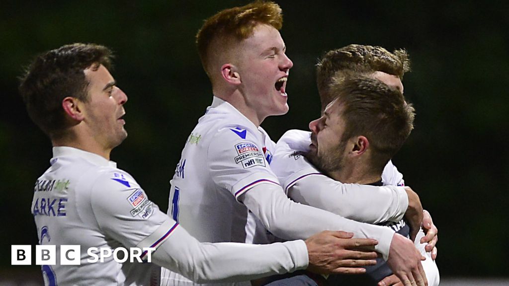 How it happened: Larne beat Linfield on penalties after injury delay