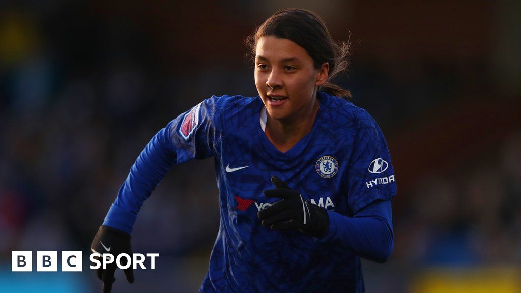 Sam Kerr: Australian superstar was 'nervous' ahead of WSL debut - BBC Sport