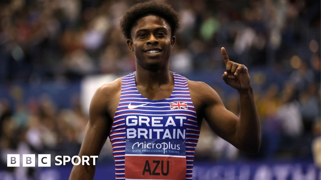 UK Indoor Championships: Jeremiah Azzo wins gold on Dwayne Chambers' 'Dream' day