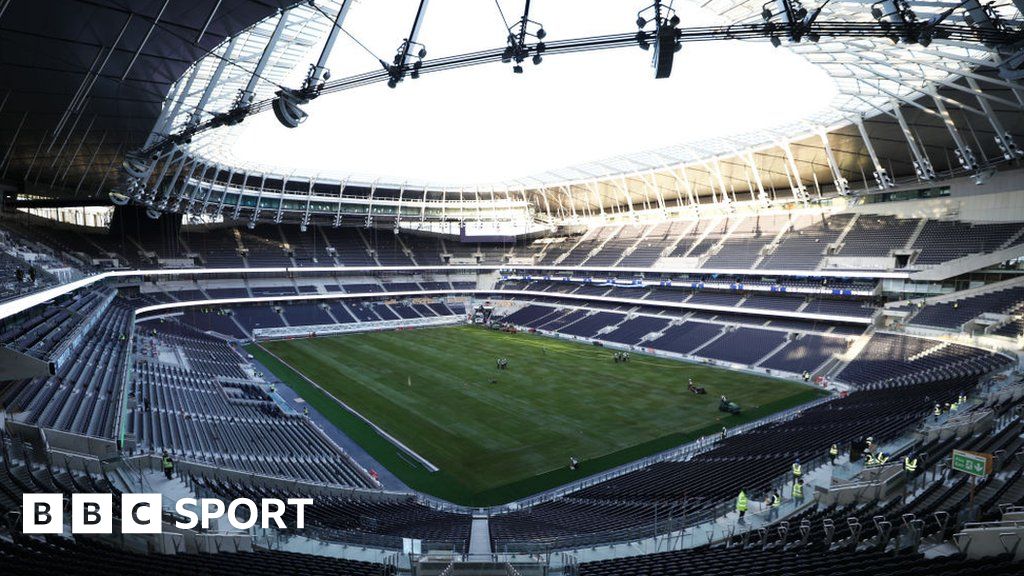 When do Tottenham play at new White Hart Lane stadium and which NFL matches  will be held there?