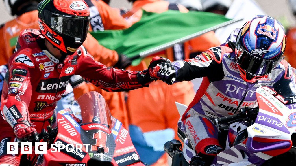 MotoGP: Jorge Martin Edges Champion Francesco Bagnaia To Win German ...