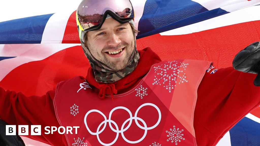 Winter Olympics Billy Morgan Carries Great Britain Flag At Closing Ceremony Bbc Sport 