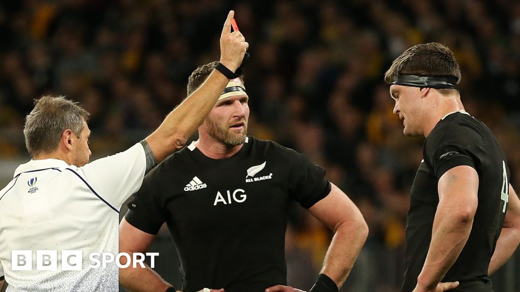 Rugby World Cup: High tackle red cards to be checked by TMO