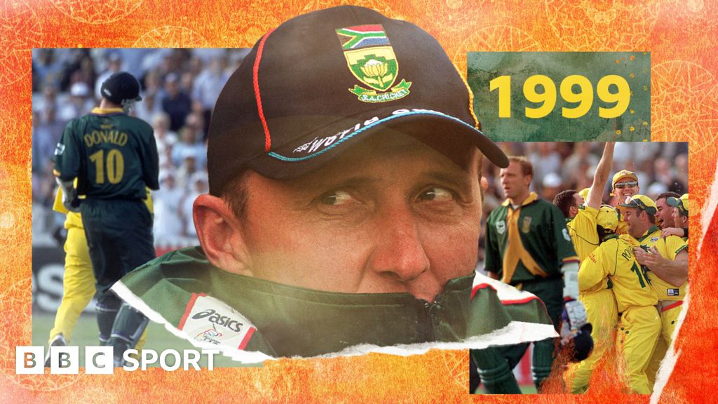 1999 Cricket World Cup Semi Final Allan Donald On One Of Crickets Greatest Games Bbc Sport