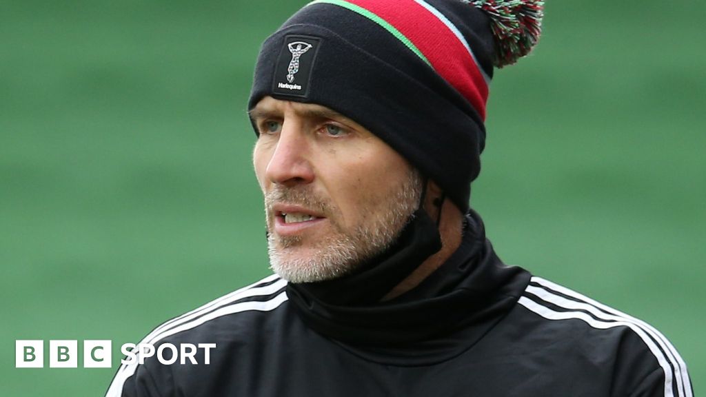 Harlequins rugby bobble hat online