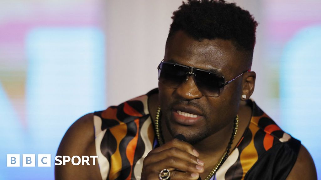 Ngannou clashes with Fury at Joshua news conference