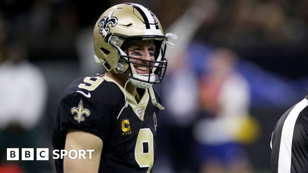 Drew Brees: New Orleans Saints Quarterback Sets Two NFL Records - BBC Sport