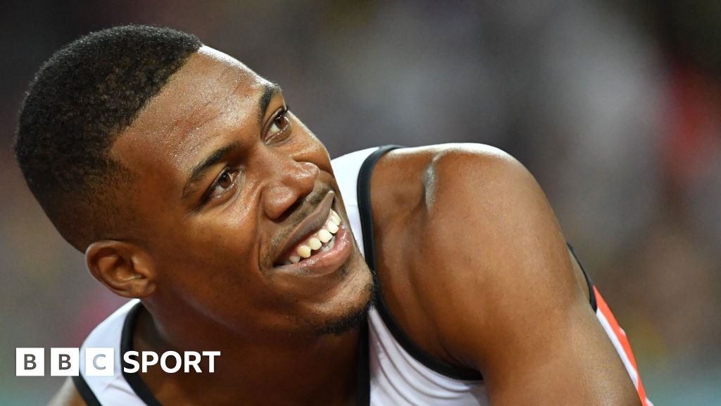 Zharnel Hughes Briton sets world leading 100m time and PB of 9.91secs