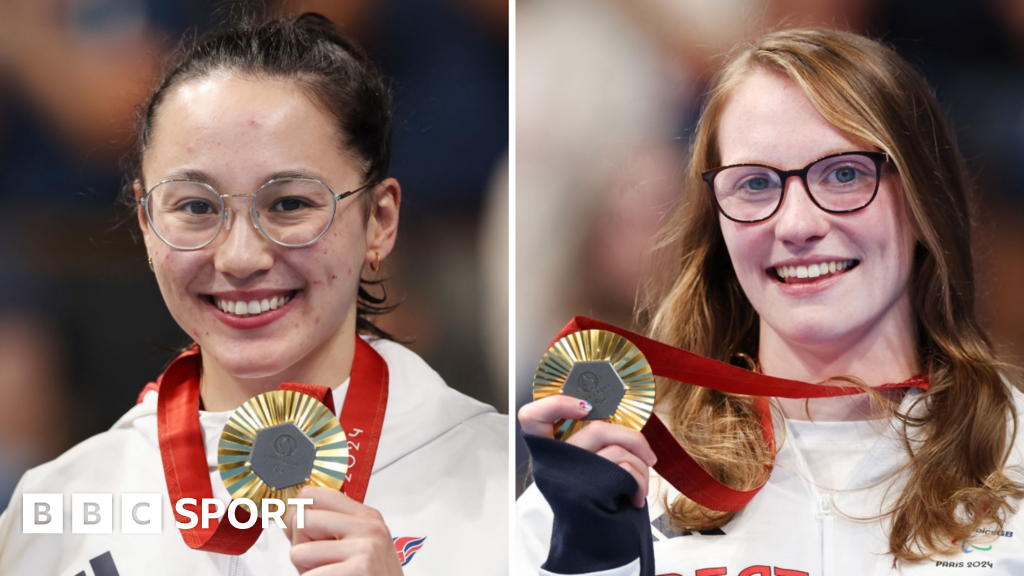 Paralympics 2024: Alice Tai and Becky Redfern win gold in swimming