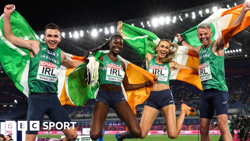 European Athletics Championships: Ireland’s 4x400m mixed relay gold medal ‘unbelievable’