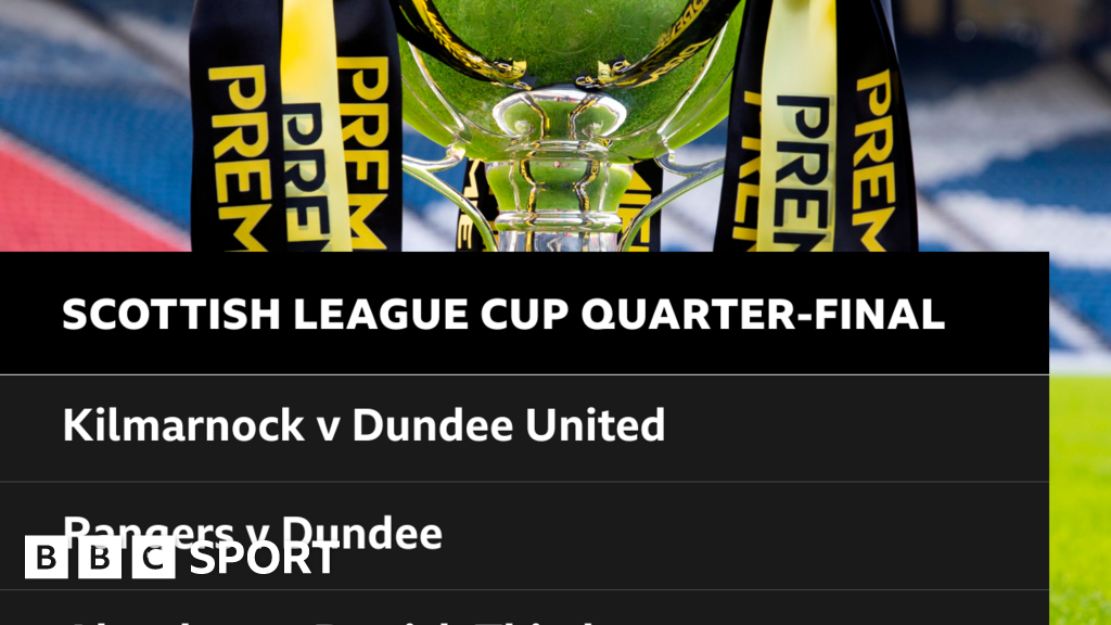 Scottish League Cup quarterfinal draw BBC Sport