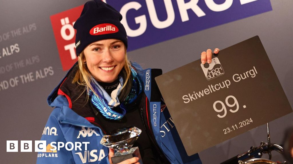 Mikaela Shiffrin: American claims 99th World Cup win in Gurgl slalom