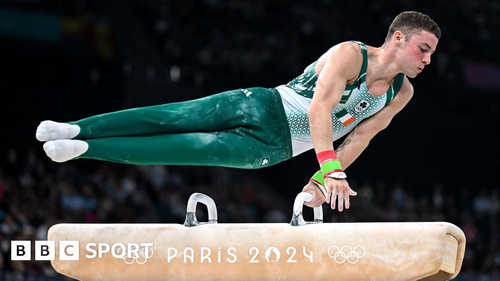 Paris Olympics 2024 Rhys McClenaghan tops pommel horse qualifying