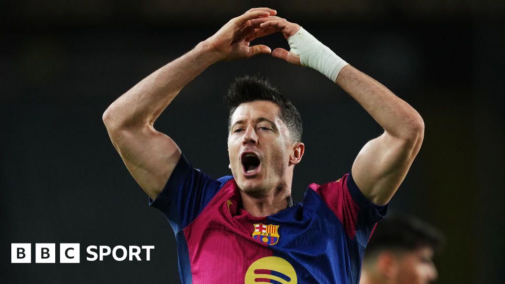 Robert Lewandowski: Barcelona striker reaches 100 Champions League goals