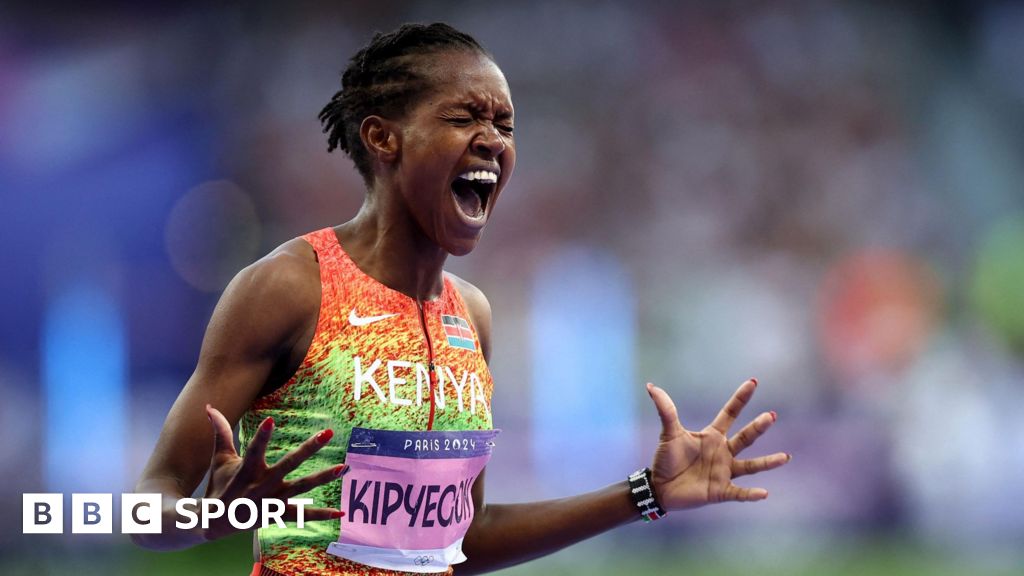 Third Olympic title an 'amazing honour' for Kipyegon